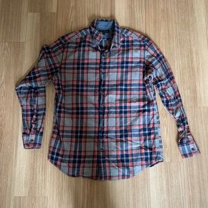Men’s Plaid Banana Republic Button Down